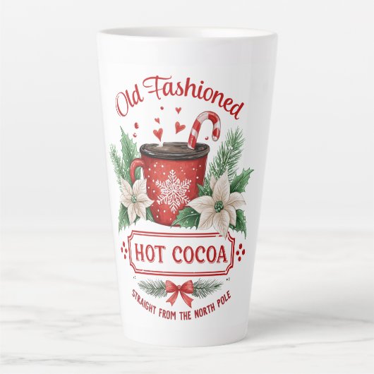 Old-Fashioned Hot Cocoa – North Pole Nostalgia Latte Mok (Voorkant)