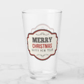 Old Fashioned kerstbier Glass Glas (Achterkant)