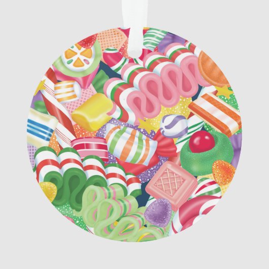 Old Fashioned-kerstSnoep Ornament (achterkant)