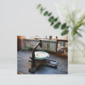 Old-Fashioned microscoop Briefkaart (Staand voorkant)