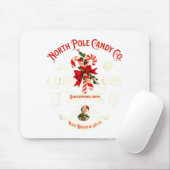 Old Fashioned North Le Candy Cane Company Elf Chri Muismat (Met muis)