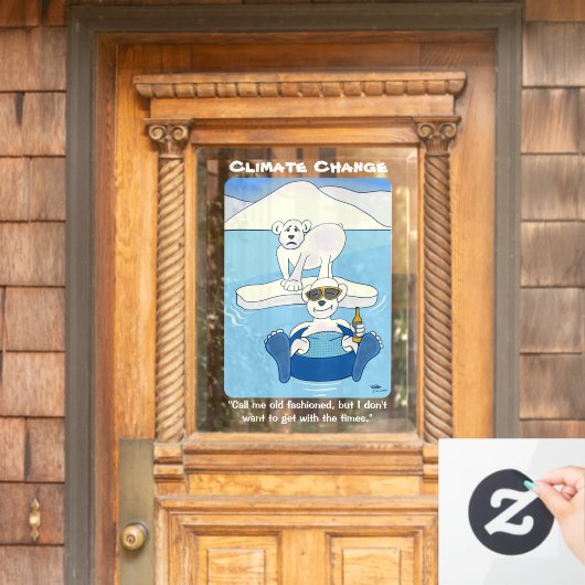 Old Fashioned Raamsticker (Huis Deur)