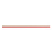 Old Fashioned Retro Christmas Stripe Pattern Pink Grosgrain Lint (Voorkant)
