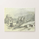 Old Fashioned Rock Quarry Scene Puzzle Legpuzzel (Horizontaal)