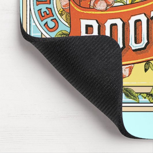 Old Fashioned Rootbeer Label Mousepad Muismat (Hoek)