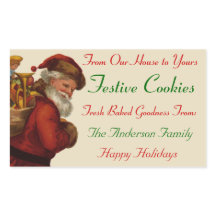 Old Fashioned Santa Holiday Food