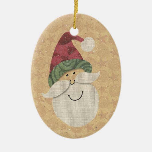 Old Fashioned Santa Ornament (Voorkant)