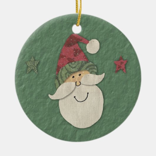 Old Fashioned Santa Ornament (Voorkant)