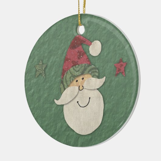 Old Fashioned Santa Ornament (Links)