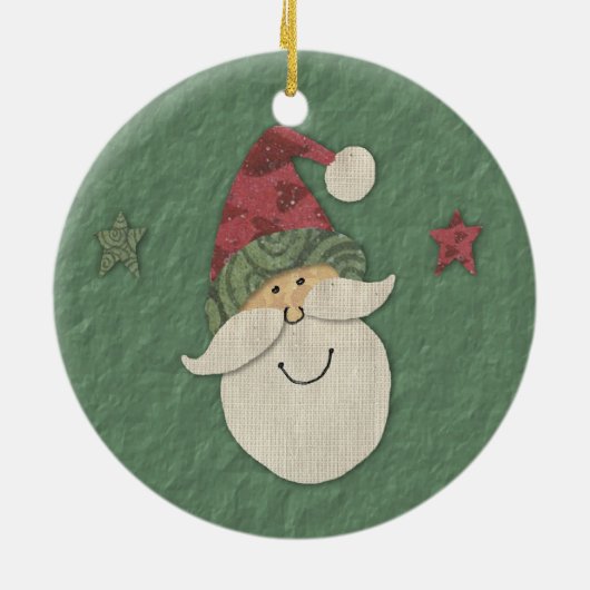 Old Fashioned Santa Ornament (Achterkant)