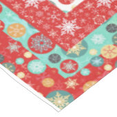 Old Fashioned Scandinavian Retro Snowflake Tafelkleed (Gekanteld)