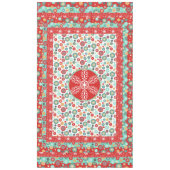 Old Fashioned Scandinavian Retro Snowflake Tafelkleed (Voorkant)