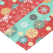 Old Fashioned Scandinavian Retro Snowflake Tafelkleed (Gekanteld)