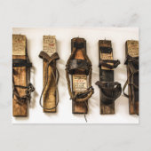 Old Fashioned Ski Time Briefkaart (Voorkant)