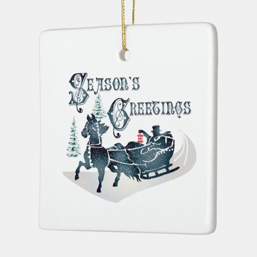 Old Fashioned Sleigh Ride Ornament (Links)