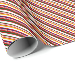 Old Fashioned Snoep Stripes (kleinschalig) Cadeaupapier