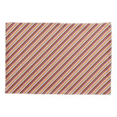 Old Fashioned Snoep Stripes (kleinschalig) Kussensloop (Achterkant-Links)