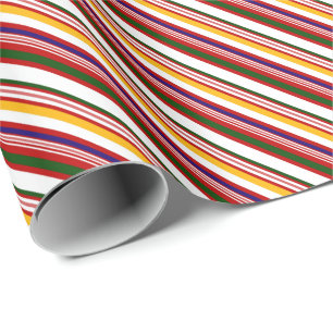 Old Fashioned Snoep Stripes (op grote schaal) Cadeaupapier