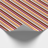 Old Fashioned Snoep Stripes (op grote schaal) Cadeaupapier (Hoek)