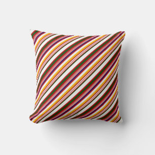 Old Fashioned Snoep Stripes (op grote schaal) Kussen