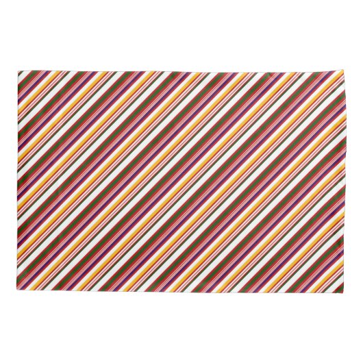 Old Fashioned Snoep Stripes (op grote schaal) Kussensloop (Achterkant-Links)