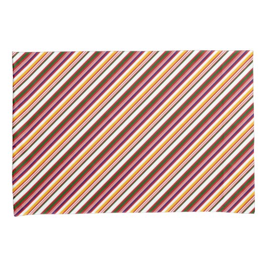 Old Fashioned Snoep Stripes (op grote schaal) Kussensloop (Voorkant-Rechts)