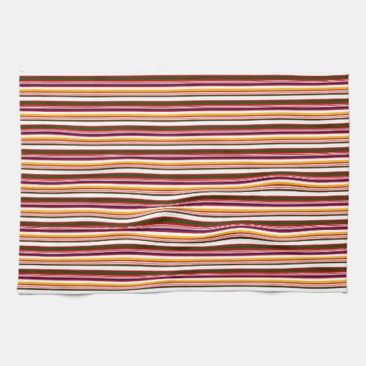 Old Fashioned Snoep Stripes (op grote schaal) Theedoek (Horizontaal)