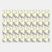 Old Fashioned Snowman Inpakpapier Vel (Voorkant 2)