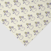 Old Fashioned Snowman Tissuepapier (Detail)