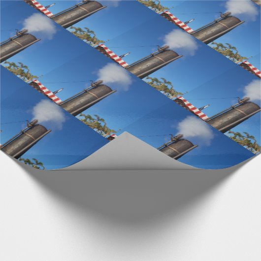 Old Fashioned Steam Whistle Cadeaupapier (Hoek)