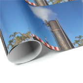 Old Fashioned Steam Whistle Cadeaupapier (Rol Hoek)