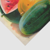 Old fashioned vegetable fruit flower seed advertis tissuepapier (Detail)