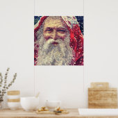 Old-fashioned Victorian Saint Nicholas Poster (Keuken)