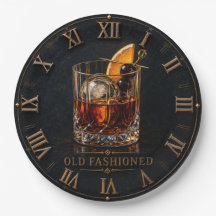 Old Fashioned Whiskey Cocktail Bar Decor 
