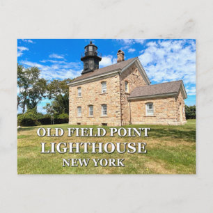 Old Field Point Lighthouse, New York Briefkaart