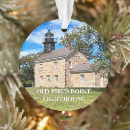 Old Field Point Lighthouse, New York Ornament