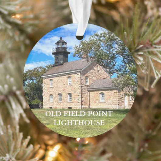 Old Field Point Lighthouse, New York Ornament (Boom)