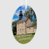 Old Field Point Lighthouse, New York Ornament (voorkant)