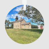 Old Field Point Lighthouse, New York Ornament (achterkant)