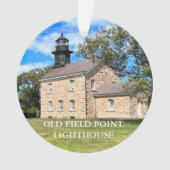 Old Field Point Lighthouse, New York Ornament (voorkant)