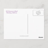 Old Fisherman's Wharf, Monterey, Californië Briefkaart (Achterkant)