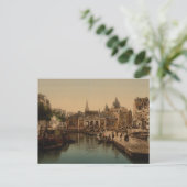 Old Fishmarket and Bourse, Amsterdam, Nederland Briefkaart (Staand voorkant)