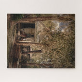  Old Florida rustieke houten huisje Legpuzzel (Horizontaal)