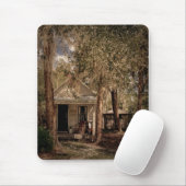  Old Florida rustieke houten huisje Muismat (Met muis)