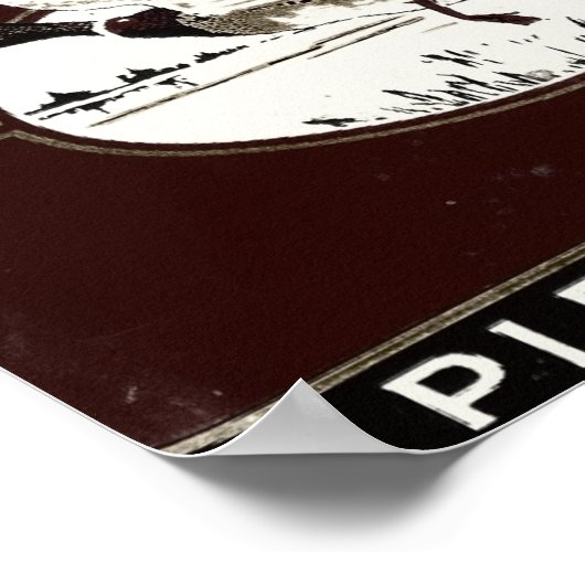 Old Forest and Stream Pipe Tobacco Poster (Hoek)