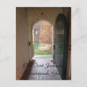 Old Fort Jackson, Savannah, Ga Briefkaart