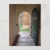 Old Fort Jackson, Savannah, Ga Briefkaart (Voorkant)