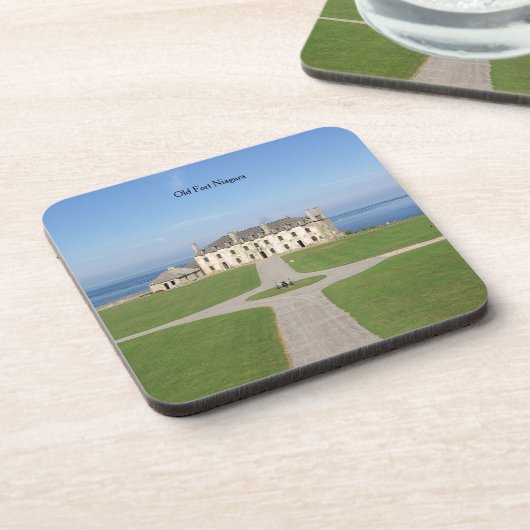 Old Fort Niagara Barracks plastic onderzetter (Linkerzijde)