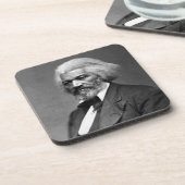 Old Fr3d3rick Bailey Douglas Afro-Amerikaanse held Bier Onderzetter (Linkerzijde)