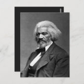 Old Fr3d3rick Bailey Douglas Afro-Amerikaanse held Briefkaart (Voorkant / Achterkant)